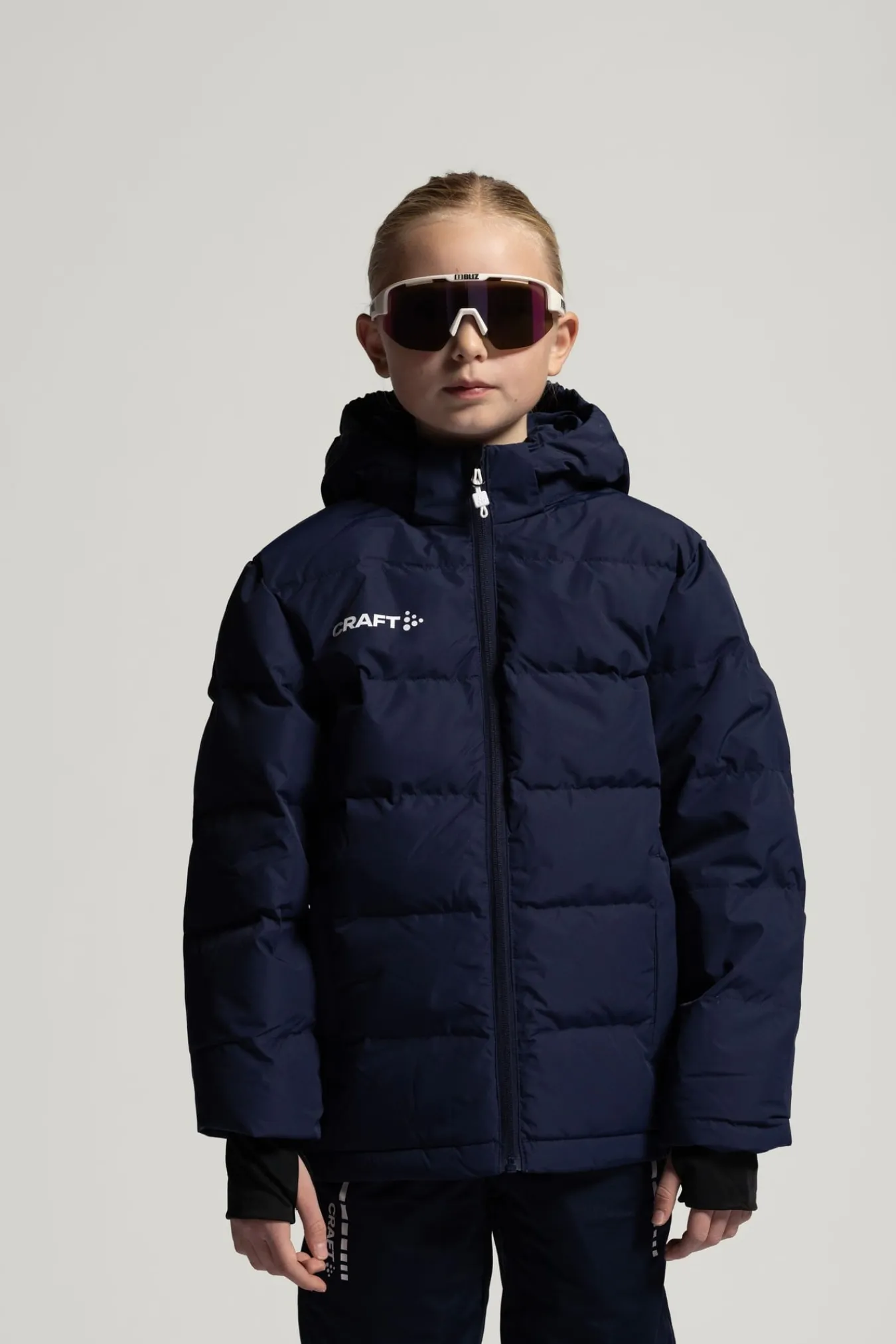 Jakker & Vester>Craft Sportswear Ability Down Jacket Jr Navy
