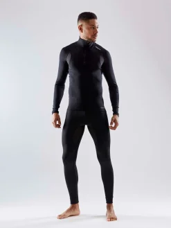 T-Skjorter & Singleter|Ull- & Superundertøy>Craft Sportswear Active Extreme X ZIP LS M Black