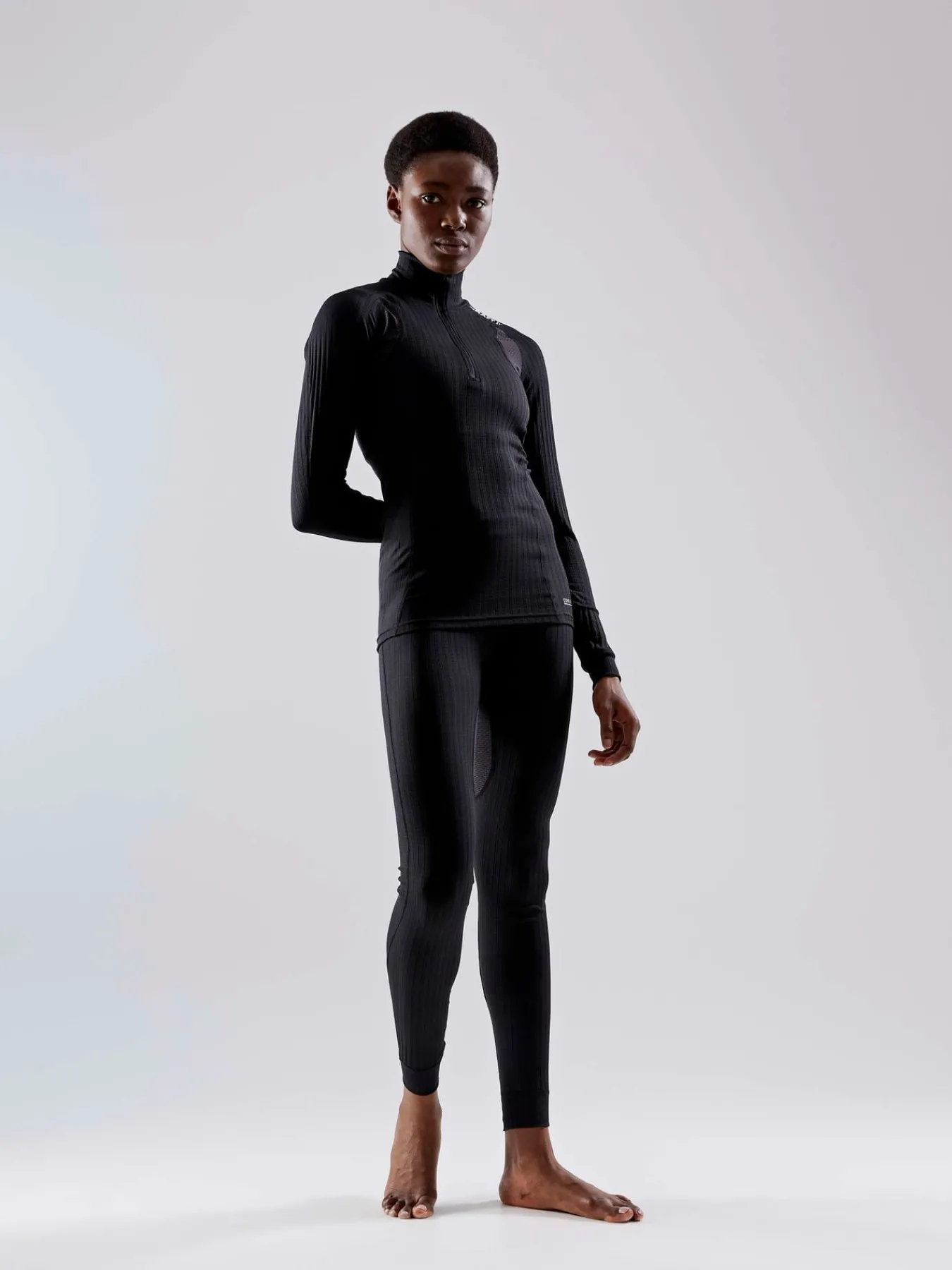 Gensere|Ull- & Superundertøy>Craft Sportswear Active Extreme X ZIP LS W BLACK