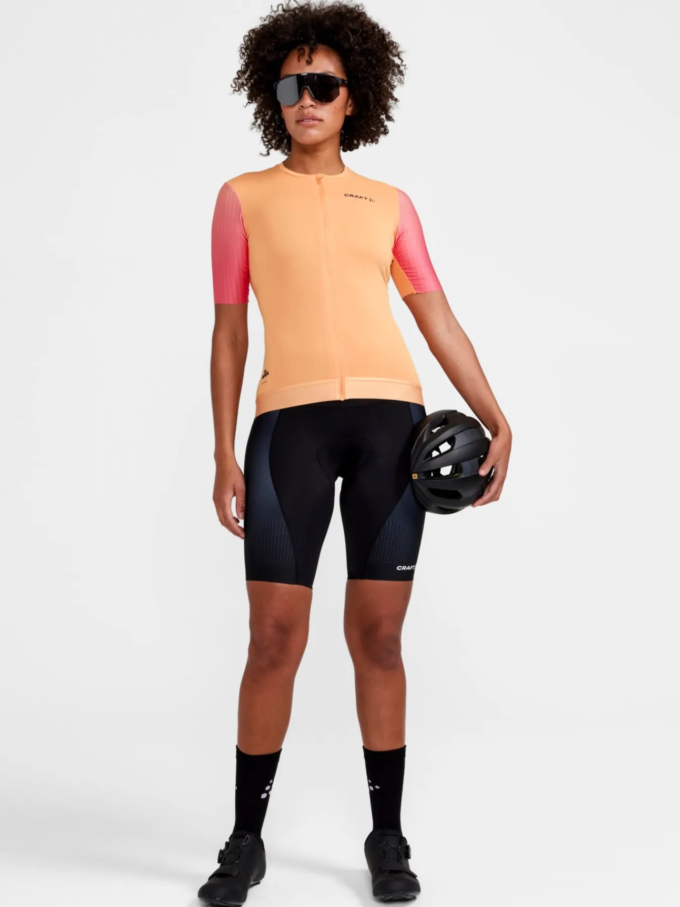 T-Skjorter & Singleter|Sykling>Craft Sportswear ADV Aero Jersey W Peach-Arrosa