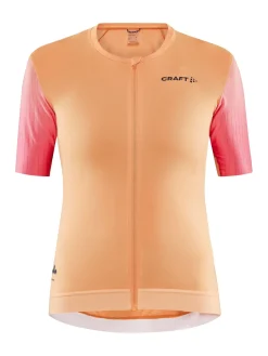 T-Skjorter & Singleter|Sykling>Craft Sportswear ADV Aero Jersey W Peach-Arrosa
