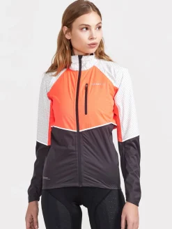 Jakker & Vester|Sykling>Craft Sportswear Adv Bike Hydro Lumen Jacket W Shock-Ash White