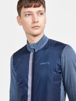T-Skjorter & Singleter|Sykling>Craft Sportswear Adv Bike SubZ Wool LS Jersey M Flow-Blaze