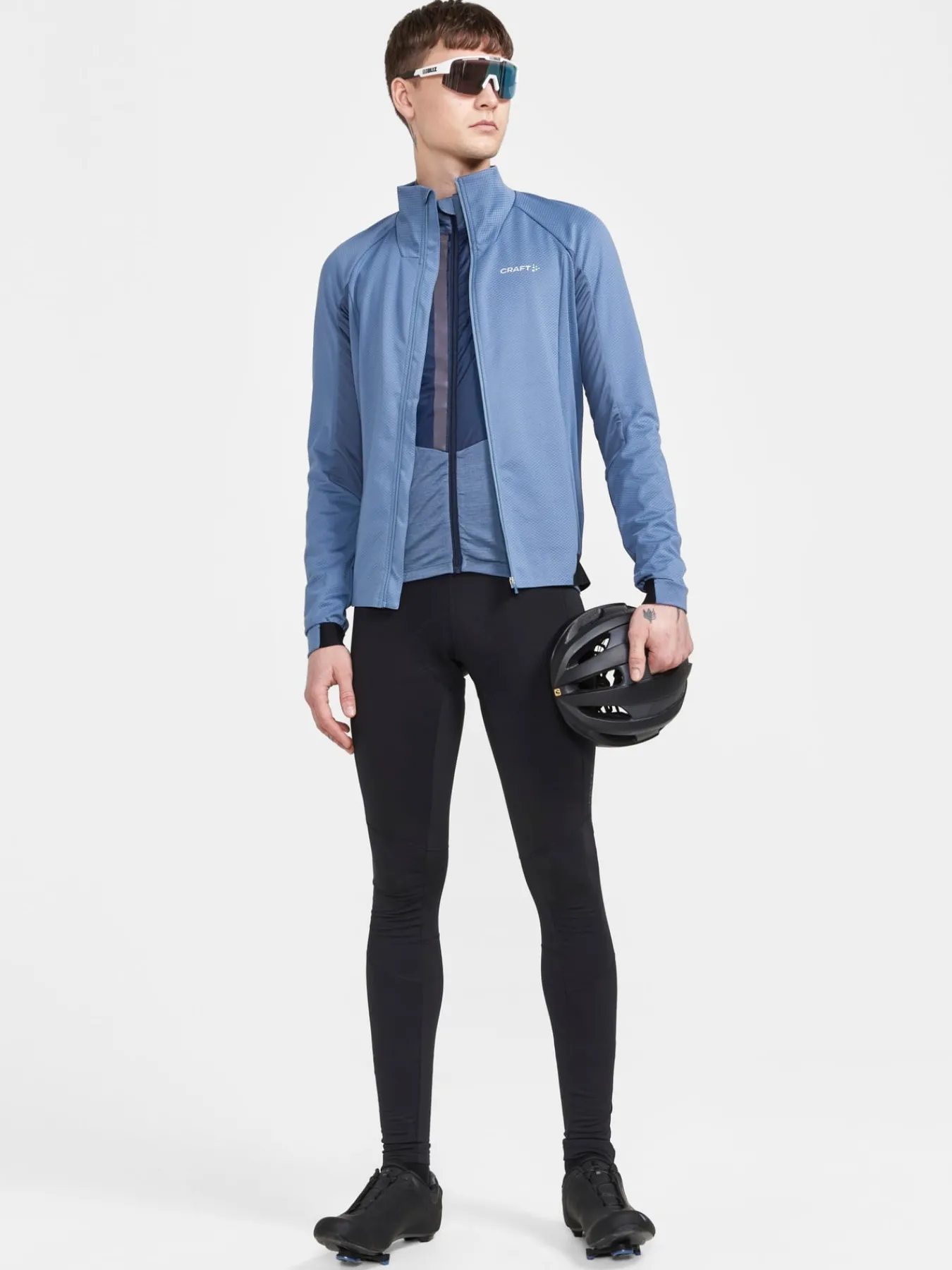 T-Skjorter & Singleter|Sykling>Craft Sportswear Adv Bike SubZ Wool LS Jersey M Flow-Blaze