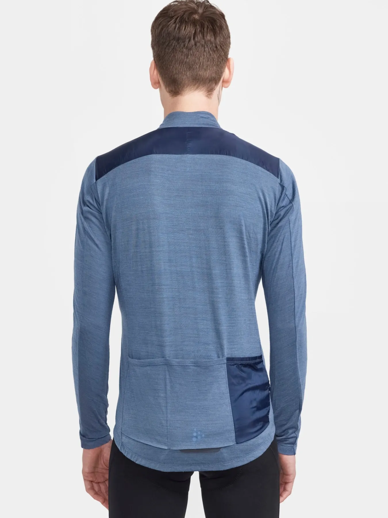 T-Skjorter & Singleter|Sykling>Craft Sportswear Adv Bike SubZ Wool LS Jersey M Flow-Blaze