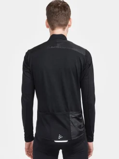 T-Skjorter & Singleter|Sykling>Craft Sportswear Adv Bike SubZ Wool LS Jersey M Black