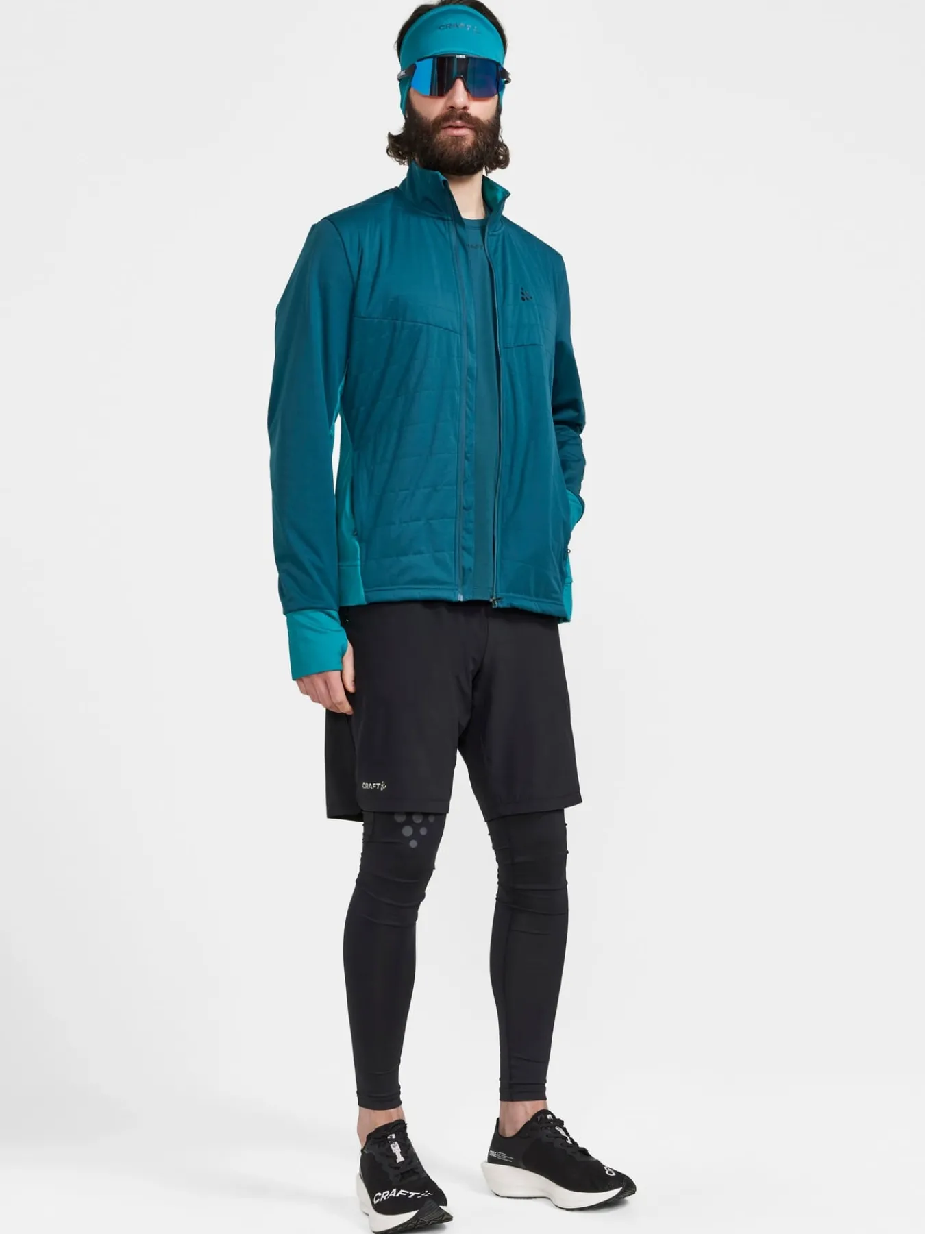 Jakker & Vester|Trening>Craft Sportswear ADV Charge Warm Jacket M Opal-Deep Lake