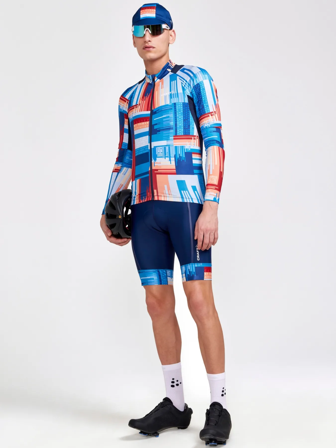 Sykling>Craft Sportswear ADV Endur Bib Shorts M Blaze-Multi