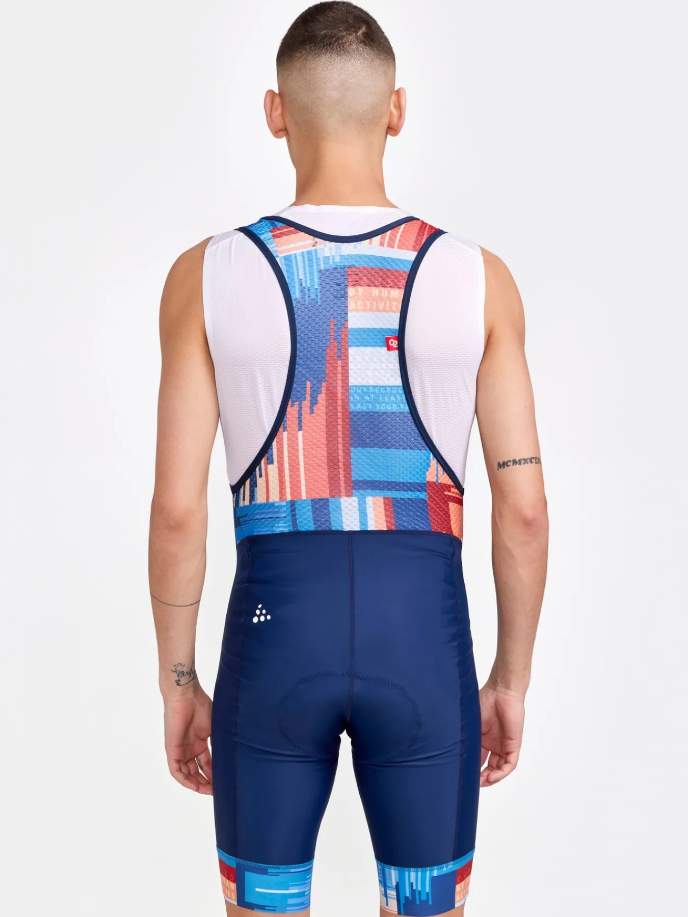 Sykling>Craft Sportswear ADV Endur Bib Shorts M Blaze-Multi