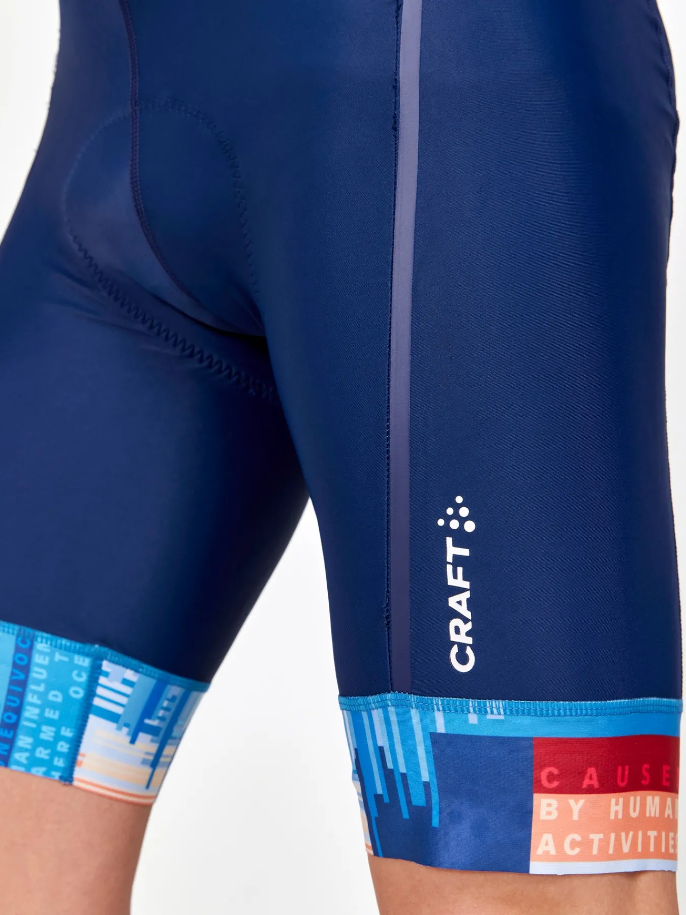 Sykling>Craft Sportswear ADV Endur Bib Shorts M Blaze-Multi