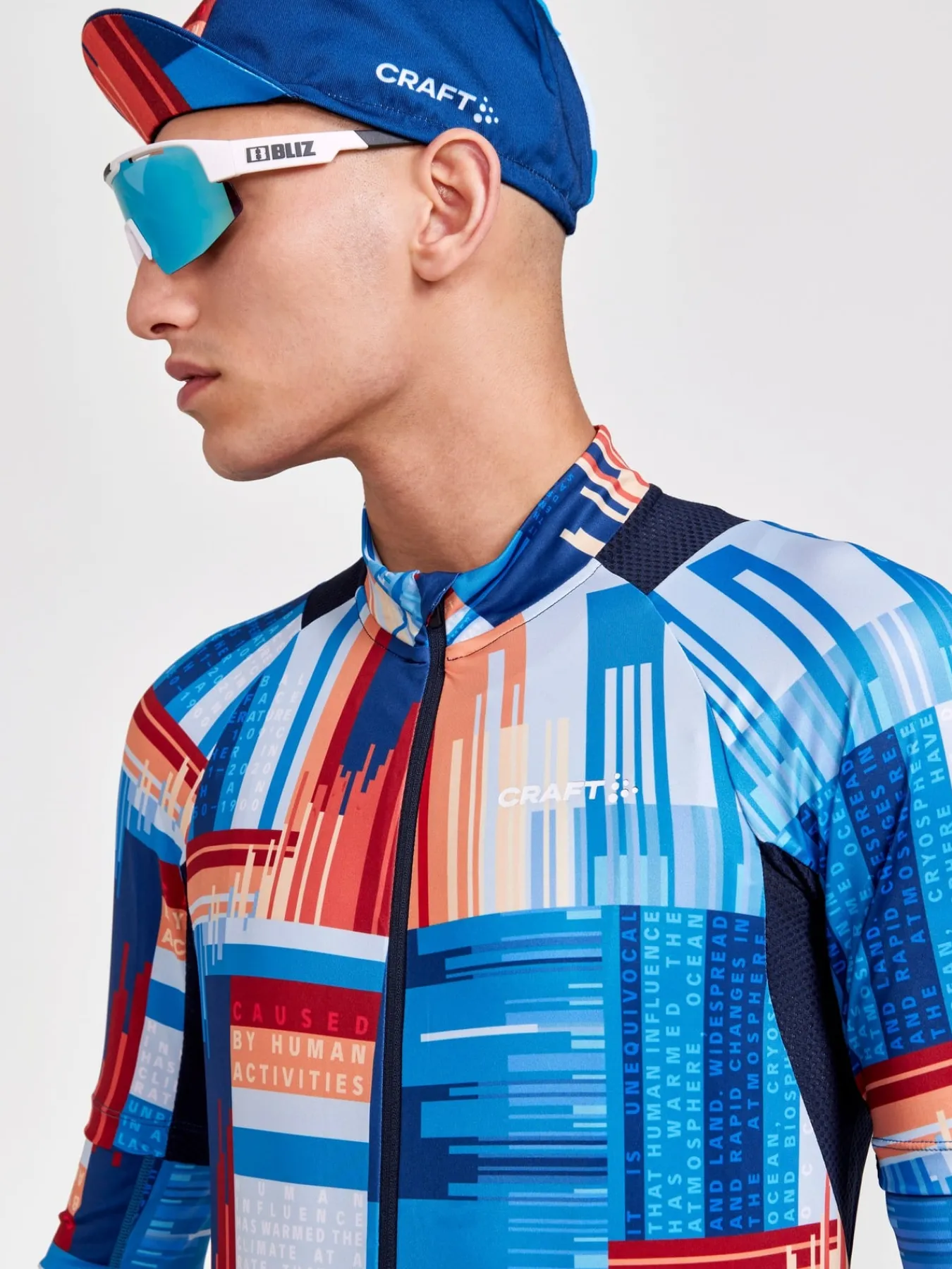 T-Skjorter & Singleter|Sykling>Craft Sportswear Adv Endur Graphic Jersey M Blaze-Multi