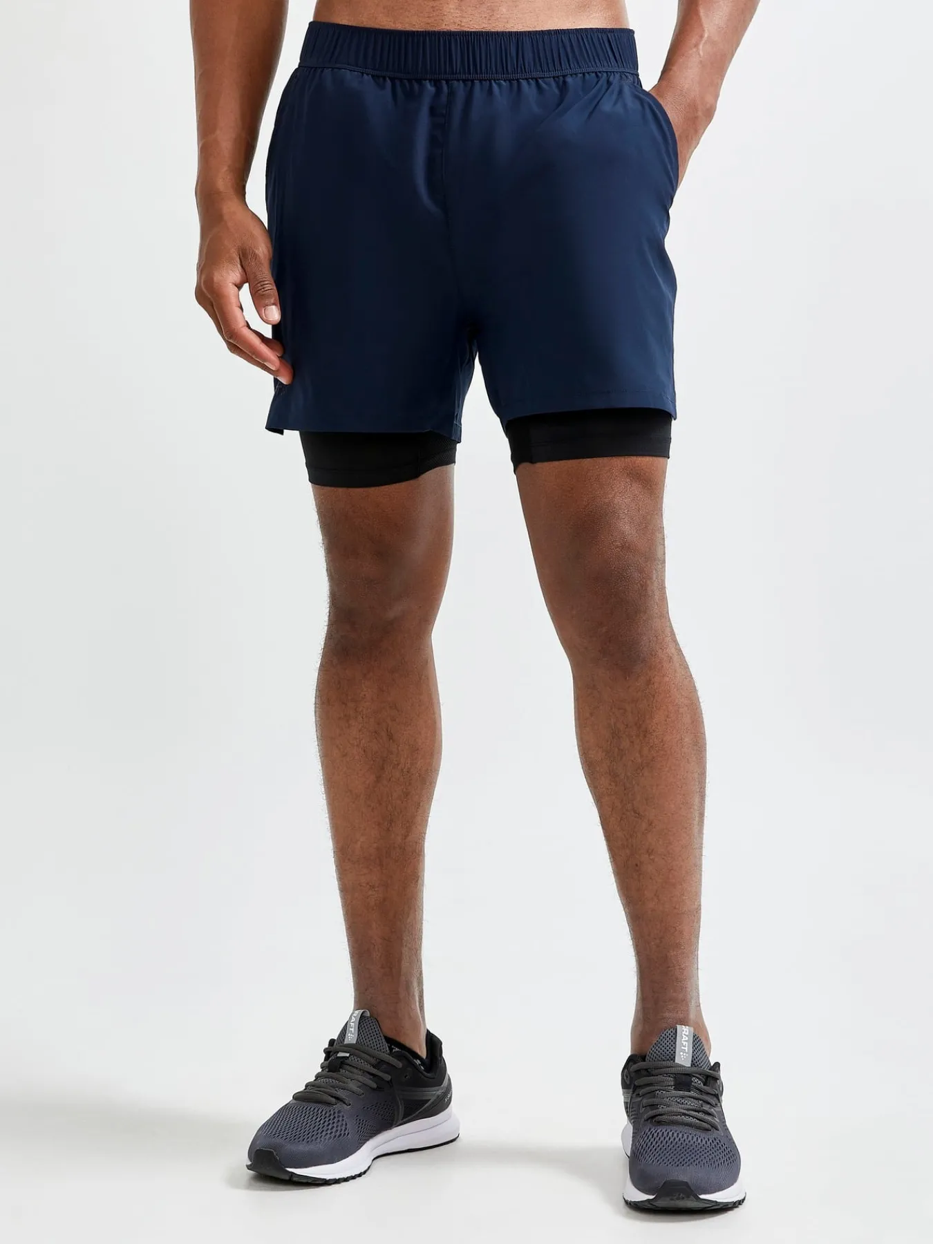 Shorts|Løping>Craft Sportswear ADV Essence 2-in-1 Stretch Shorts M Blaze