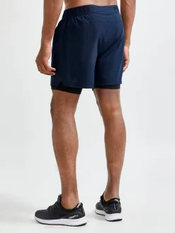 Shorts|Løping>Craft Sportswear ADV Essence 2-in-1 Stretch Shorts M Blaze
