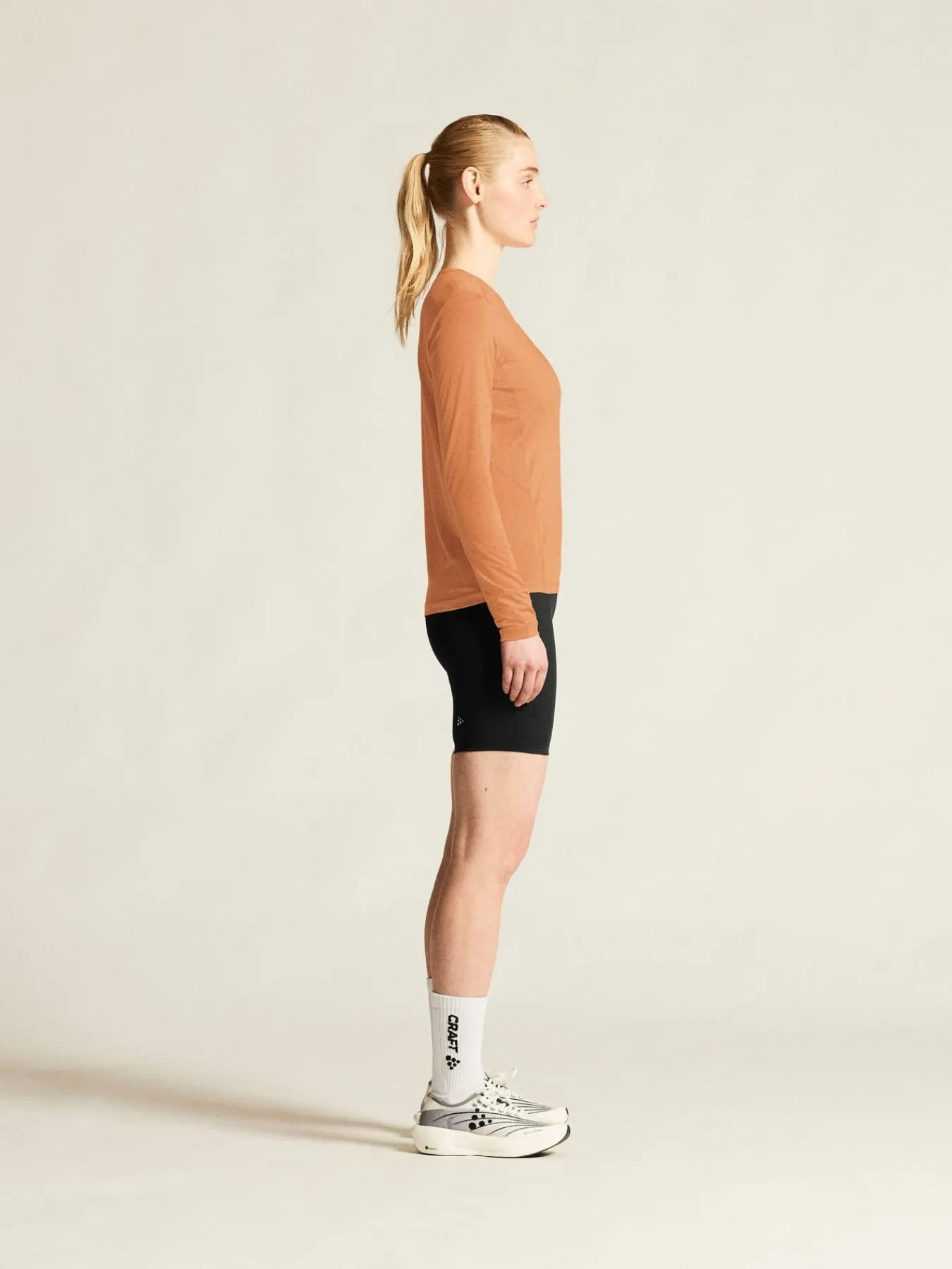 Gensere|Løping>Craft Sportswear ADV Essence Ls Tee 2 W Apricot