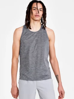 T-Skjorter & Singleter|Trening>Craft Sportswear ADV Essence Melange Singlet M Black Melange
