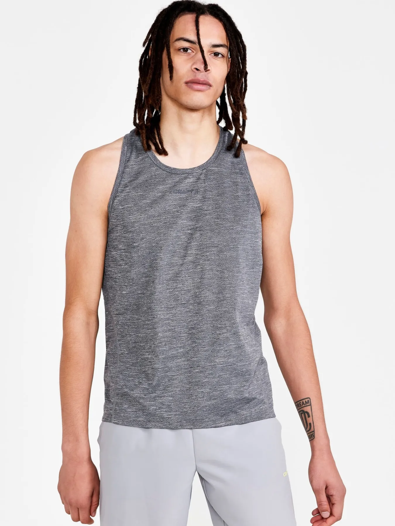 T-Skjorter & Singleter|Trening>Craft Sportswear ADV Essence Melange Singlet M Black Melange