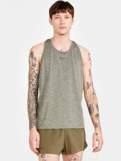 T-Skjorter & Singleter|Trening>Craft Sportswear ADV Essence Melange Singlet M Woods-Melange