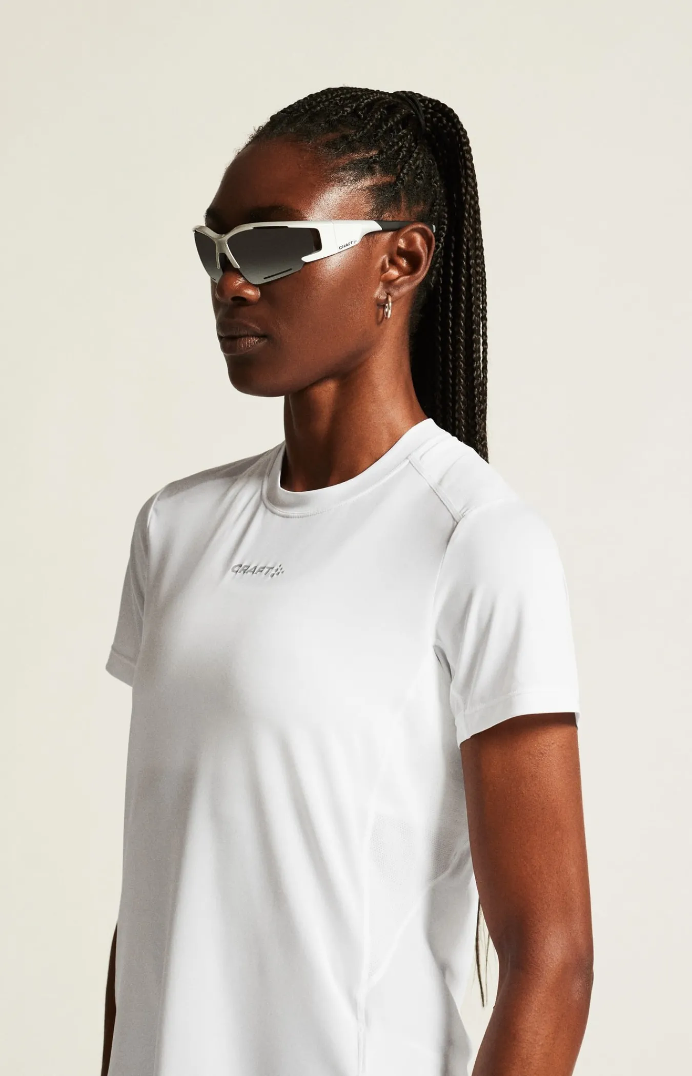 T-Skjorter & Singleter|Løping>Craft Sportswear ADV Essence Ss Tee 2 W White