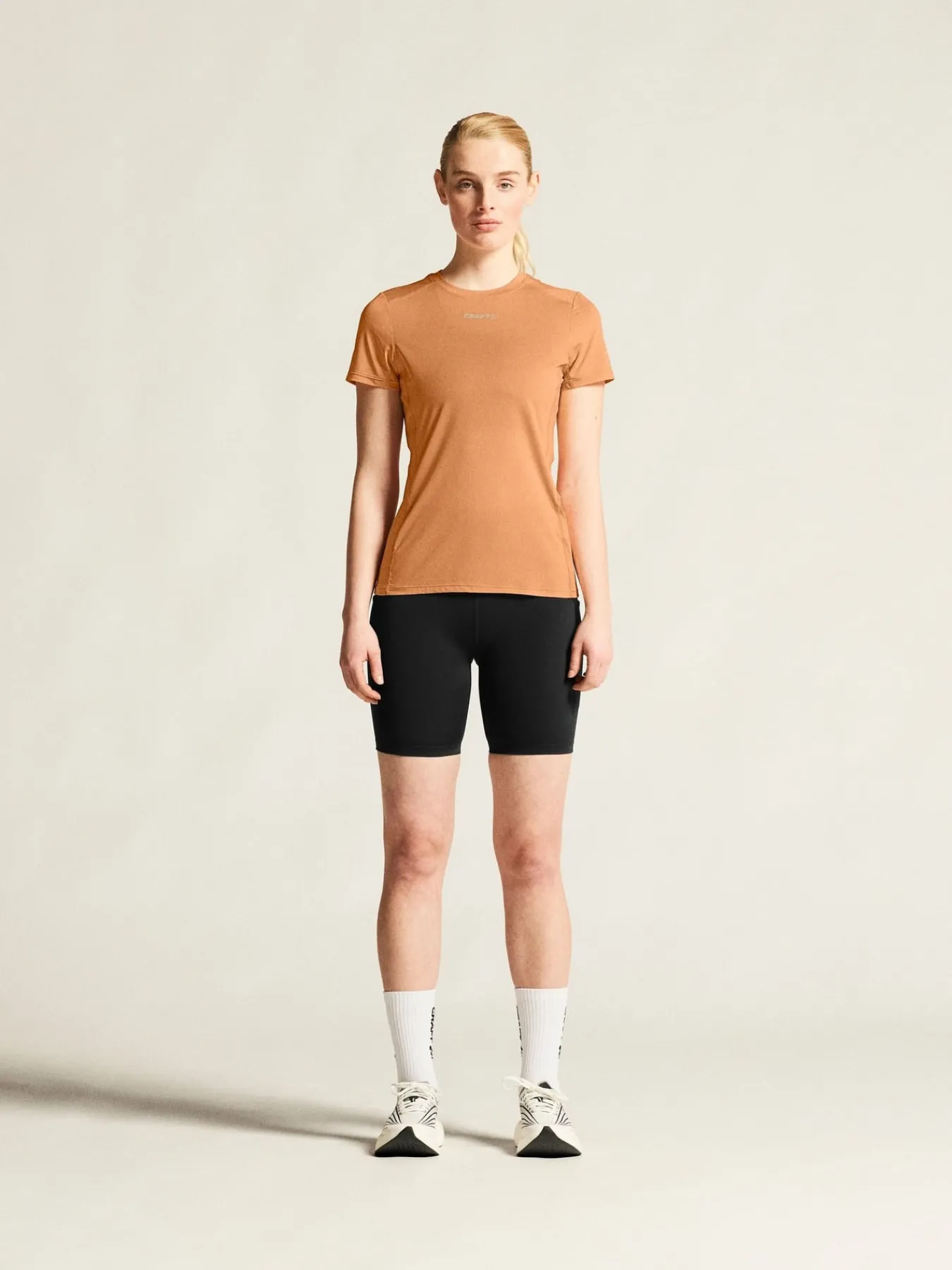 T-Skjorter & Singleter|Løping>Craft Sportswear ADV Essence Ss Tee 2 W Apricot