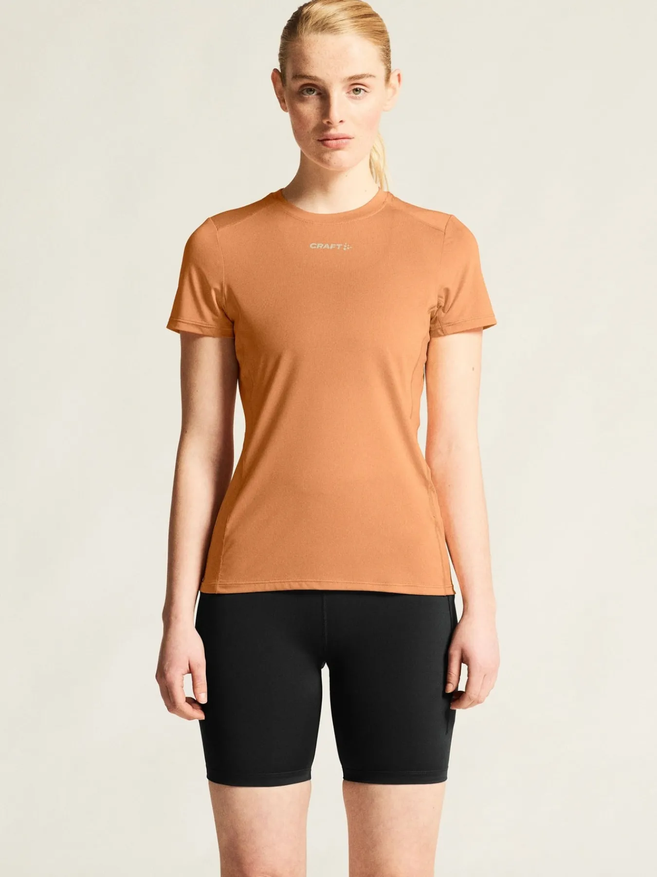 T-Skjorter & Singleter|Løping>Craft Sportswear ADV Essence Ss Tee 2 W Apricot