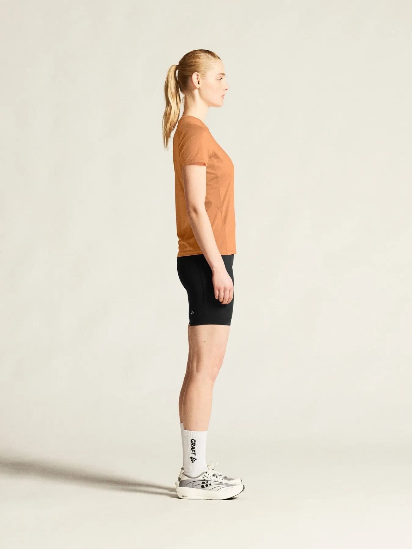 T-Skjorter & Singleter|Løping>Craft Sportswear ADV Essence Ss Tee 2 W Apricot