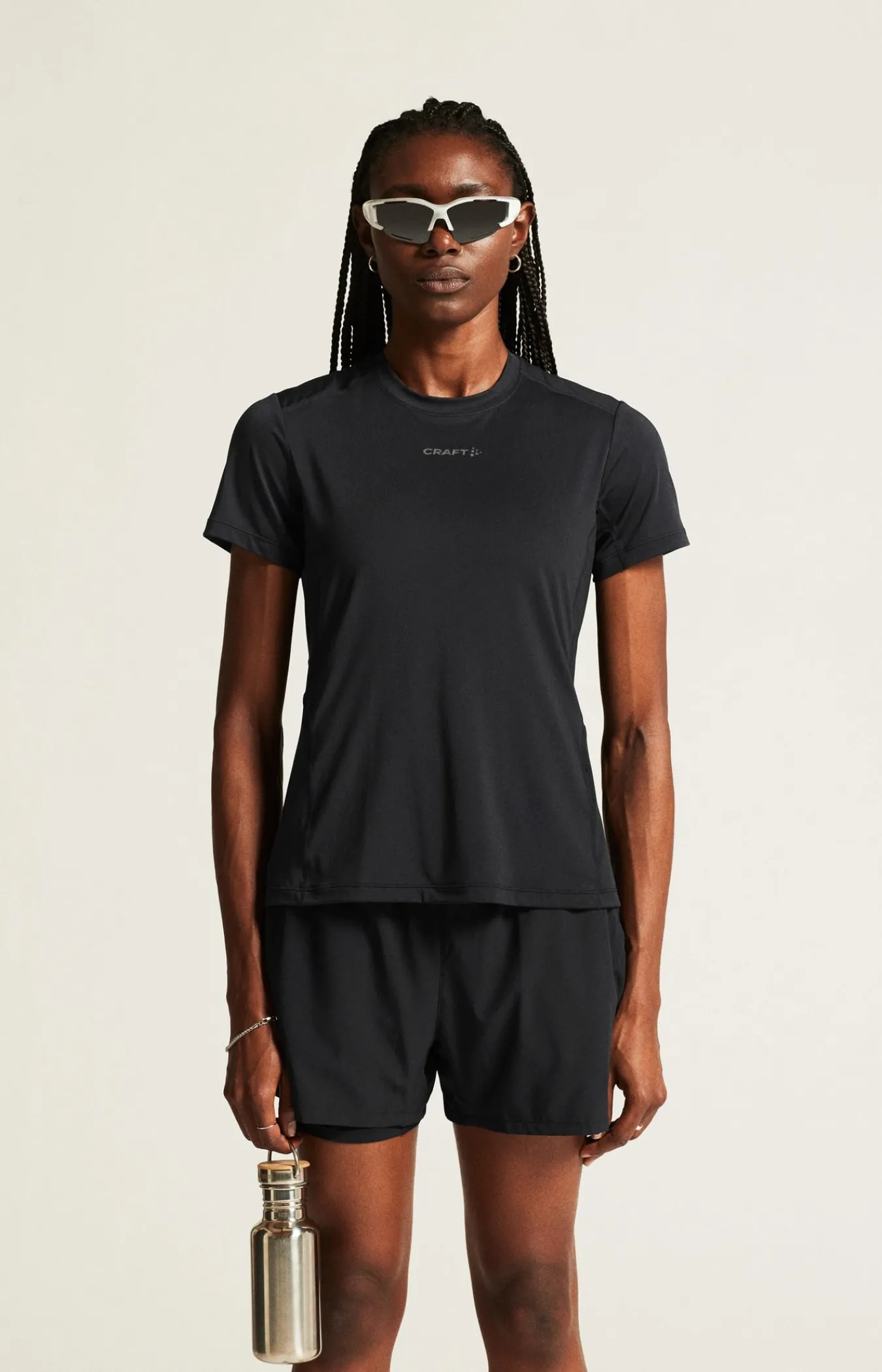 T-Skjorter & Singleter|Løping>Craft Sportswear ADV Essence Ss Tee 2 W Black