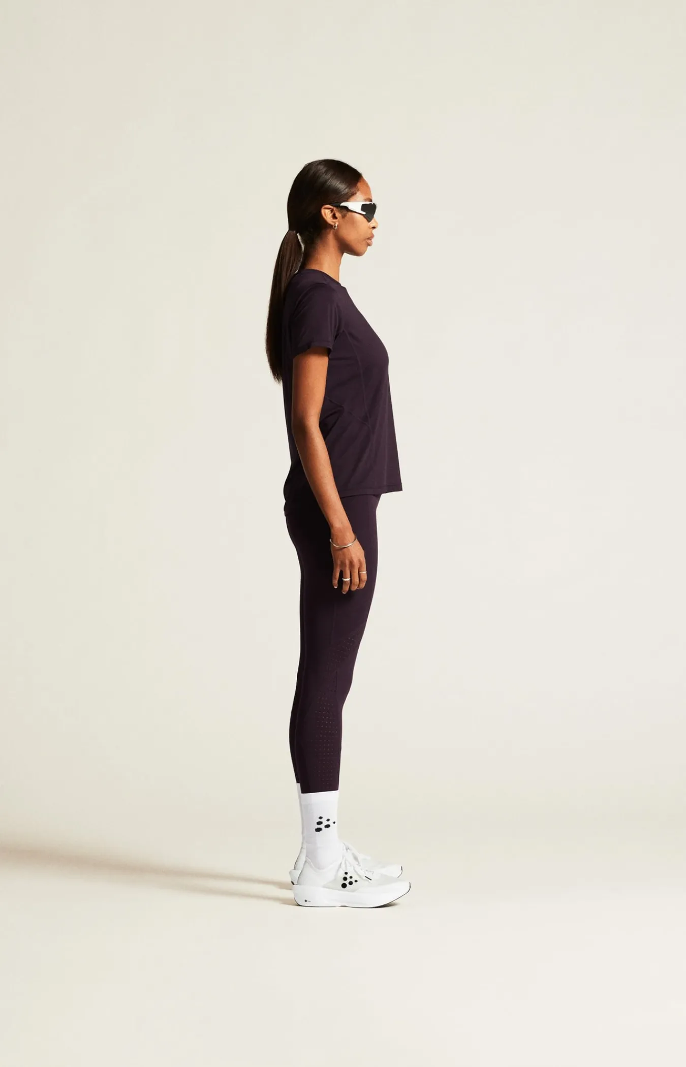 T-Skjorter & Singleter|Løping>Craft Sportswear ADV Essence Ss Tee 2 W Dk Plum