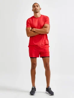 T-Skjorter & Singleter|Løping>Craft Sportswear ADV Essence SS Tee M Bright Red