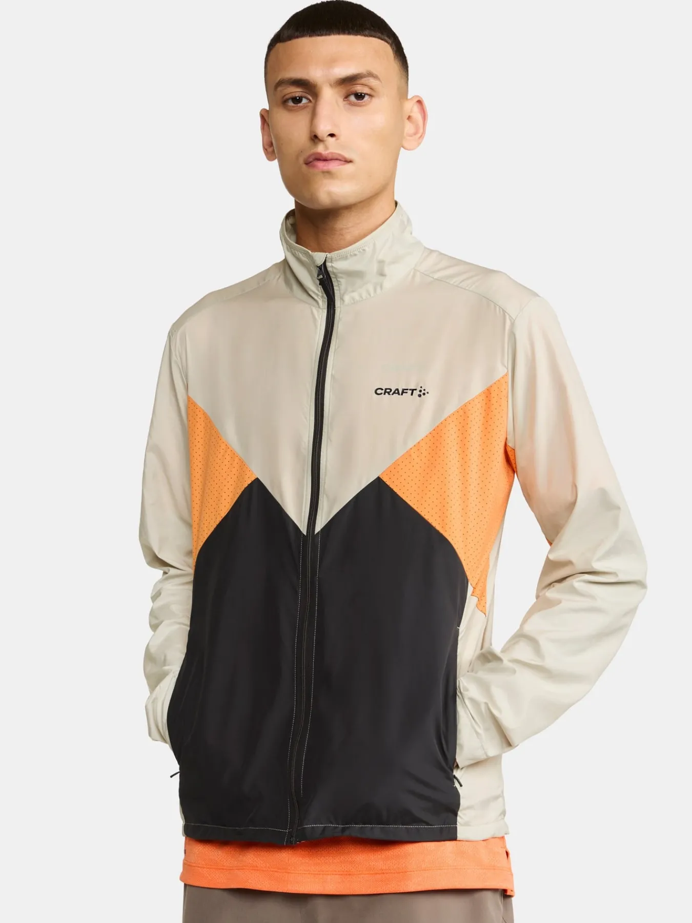 Jakker & Vester|Løping>Craft Sportswear ADV Essence Wind Jacket M Plaster-Slate