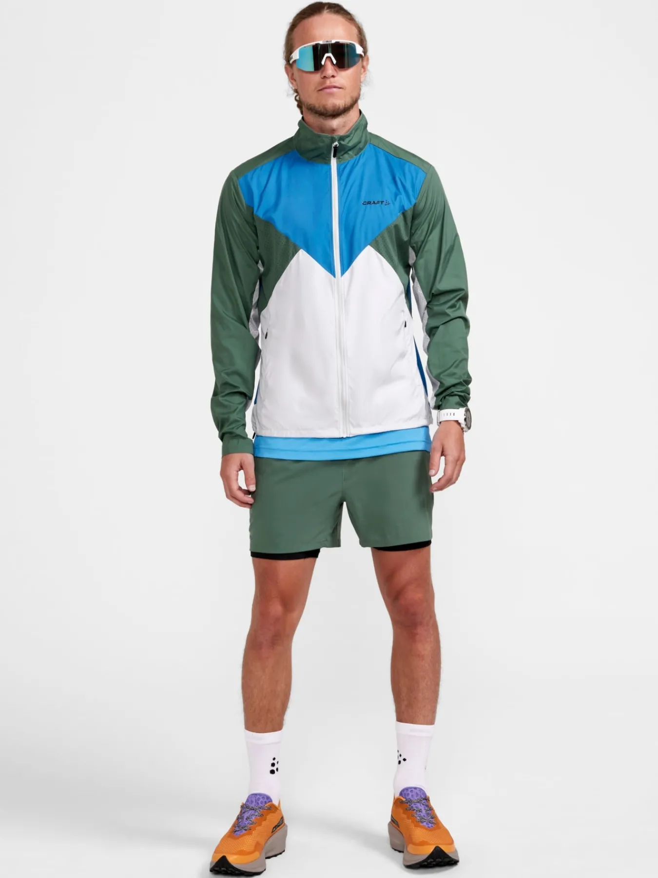 Jakker & Vester|Løping>Craft Sportswear ADV Essence Wind Jacket M Moss-Fluid