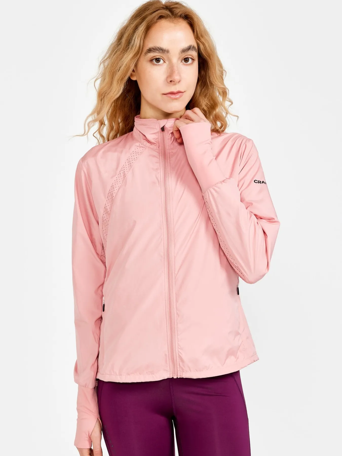 Jakker & Vester|Løping>Craft Sportswear ADV Essence Wind Jacket W Bleikur
