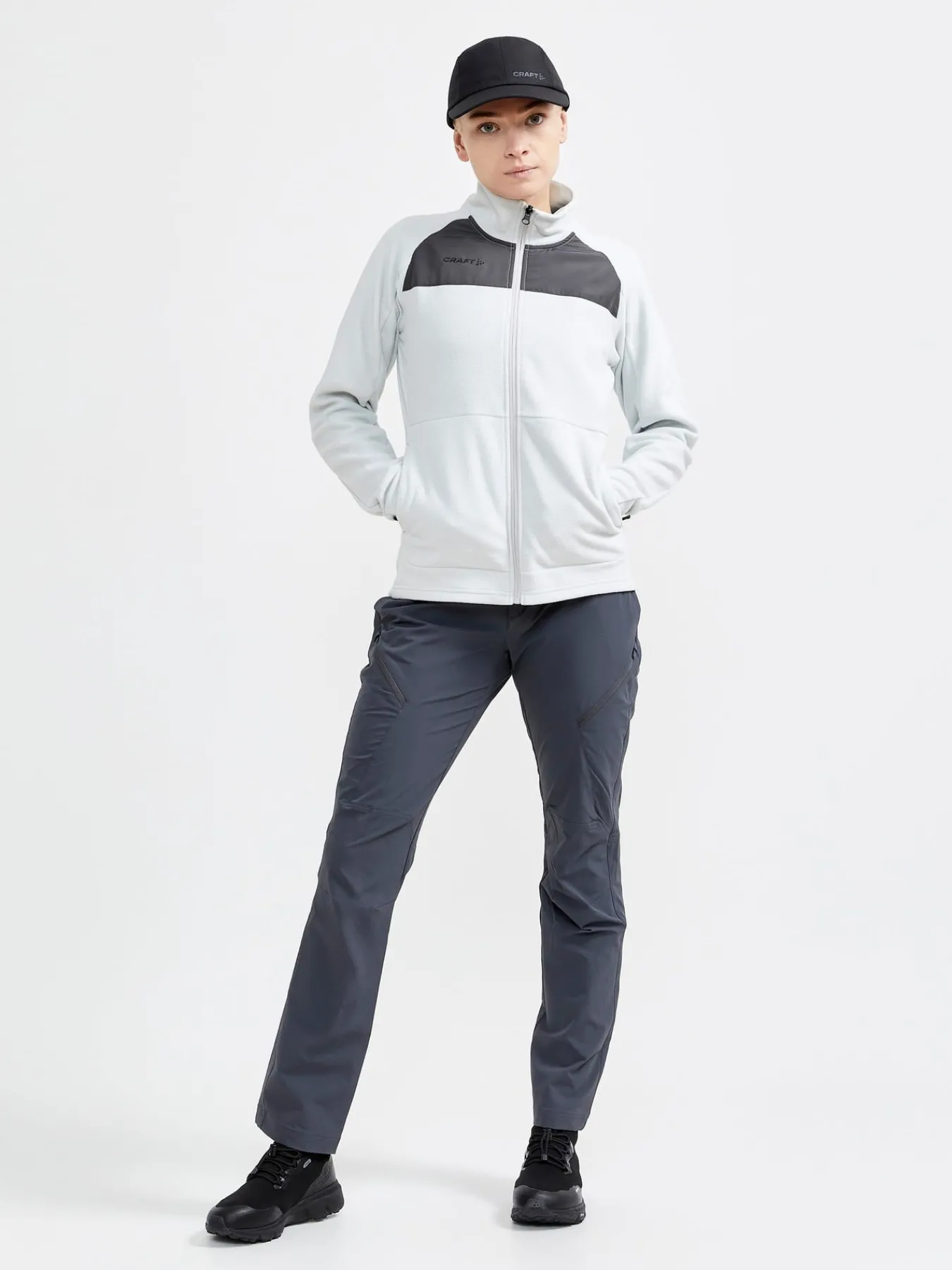 Mellomlag & Fleece|Mellomlag>Craft Sportswear ADV Explore Fleece Midlayer W Ash/Granite