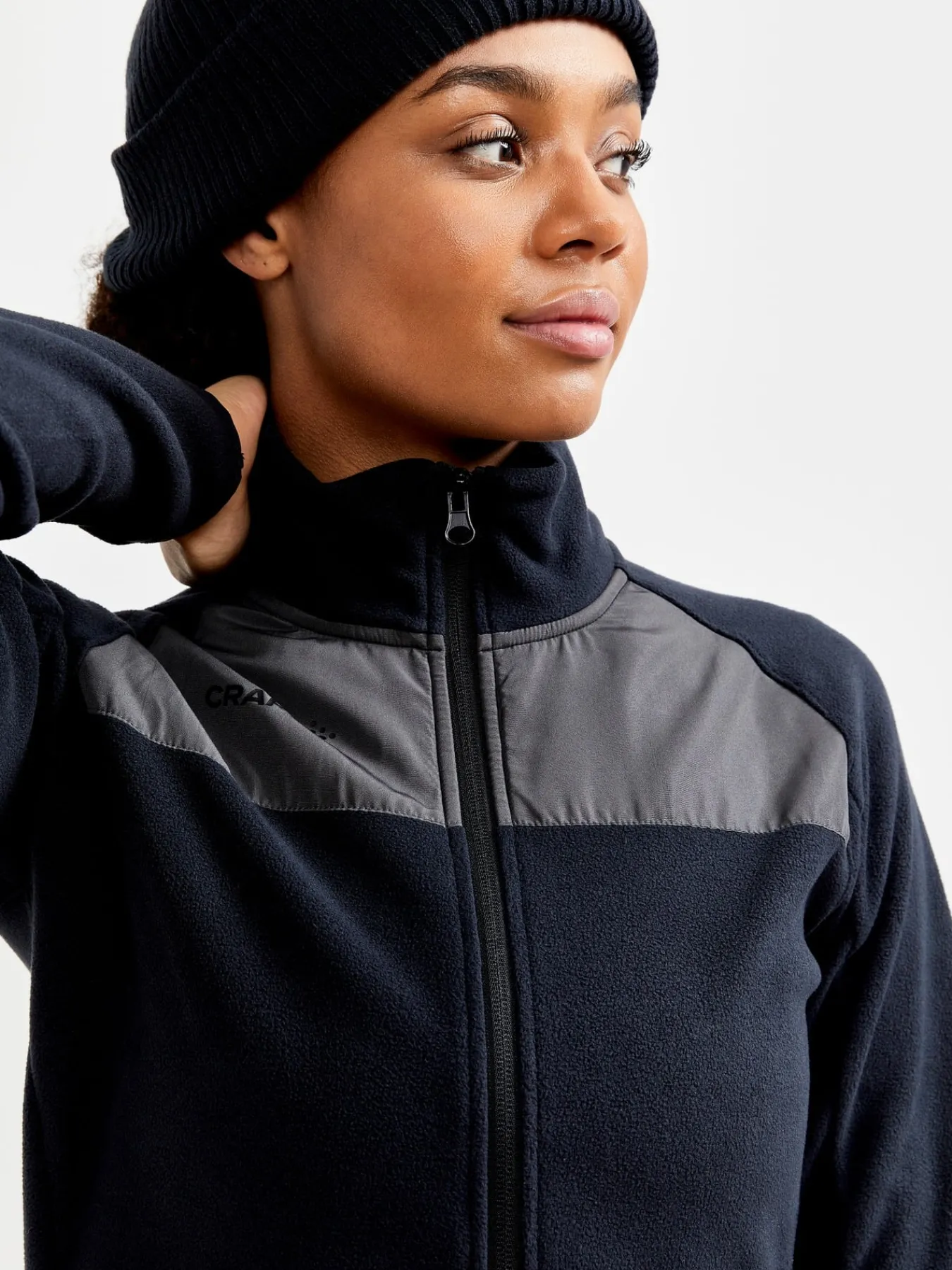 Mellomlag & Fleece|Mellomlag>Craft Sportswear ADV Explore Fleece Midlayer W Black/Granite