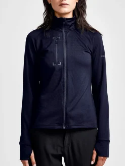 Mellomlag & Fleece|Mellomlag>Craft Sportswear ADV Explore Light Midlayer W Navy