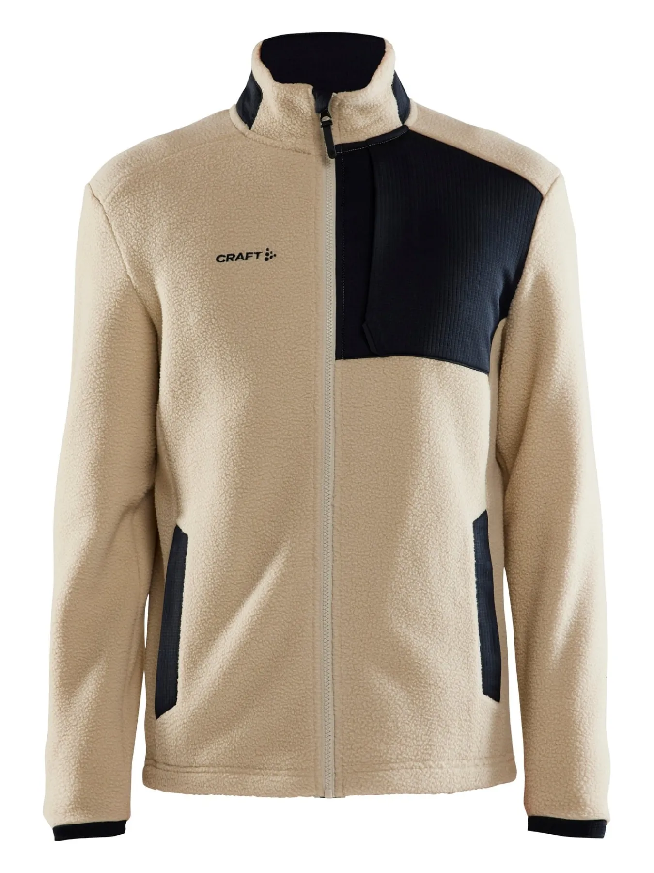 Mellomlag & Fleece|Mellomlag>Craft Sportswear ADV Explore Pile Fleece Jacket M Ecru / Black