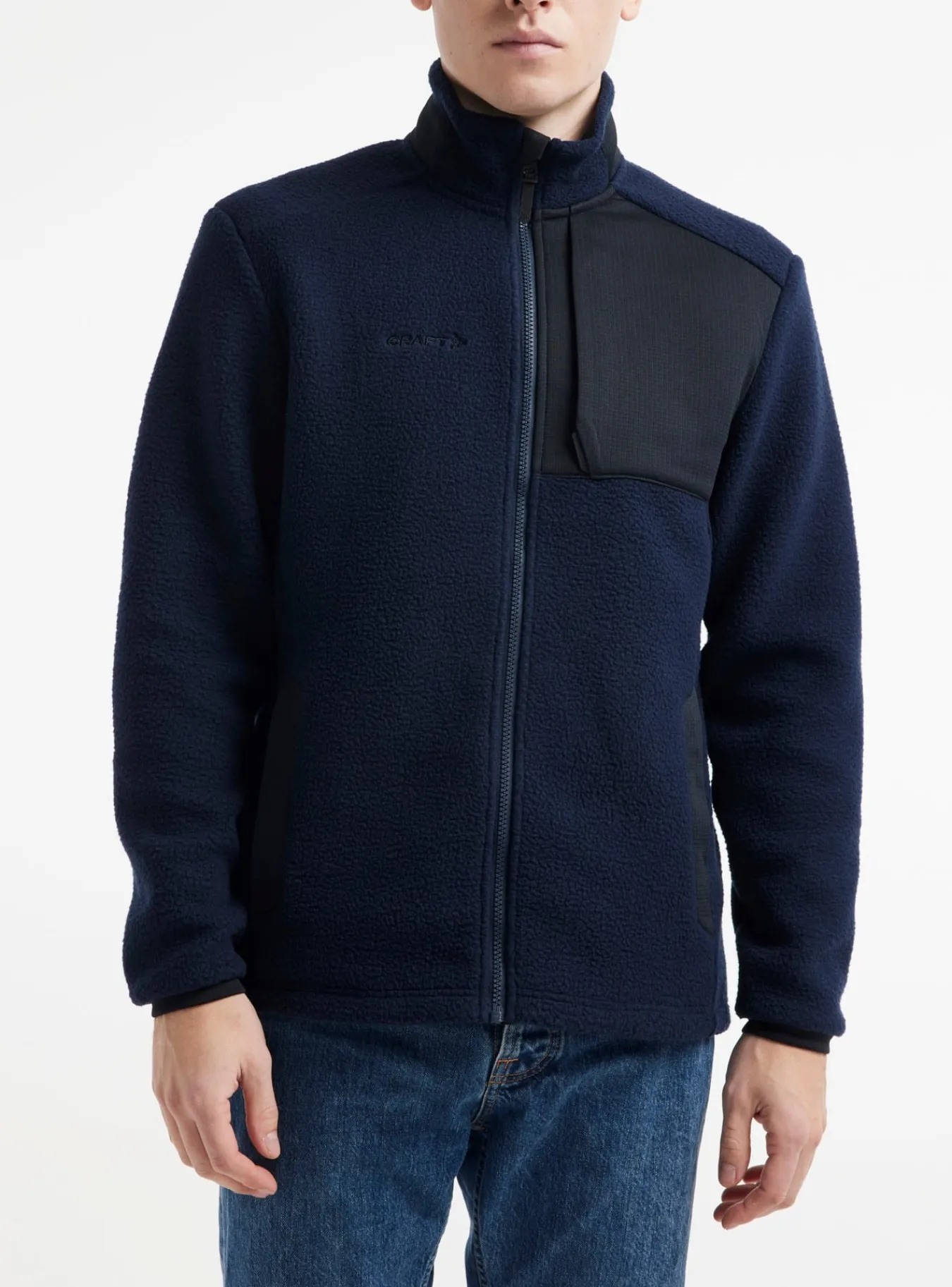 Mellomlag & Fleece|Mellomlag>Craft Sportswear ADV Explore Pile Fleece Jacket M Blaze / Black