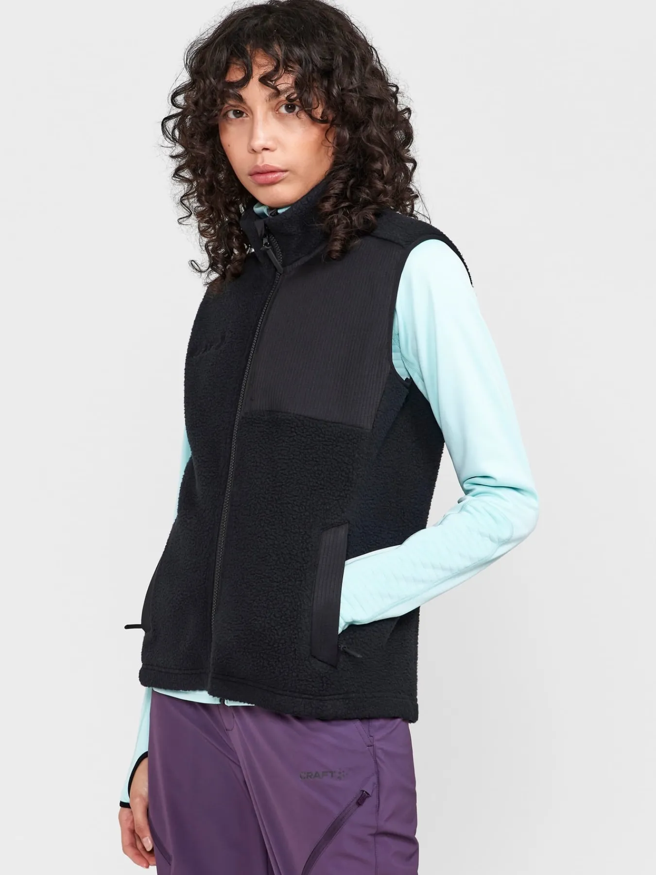 Mellomlag & Fleece|Mellomlag>Craft Sportswear ADV Explore Pile Fleece Vest W Black