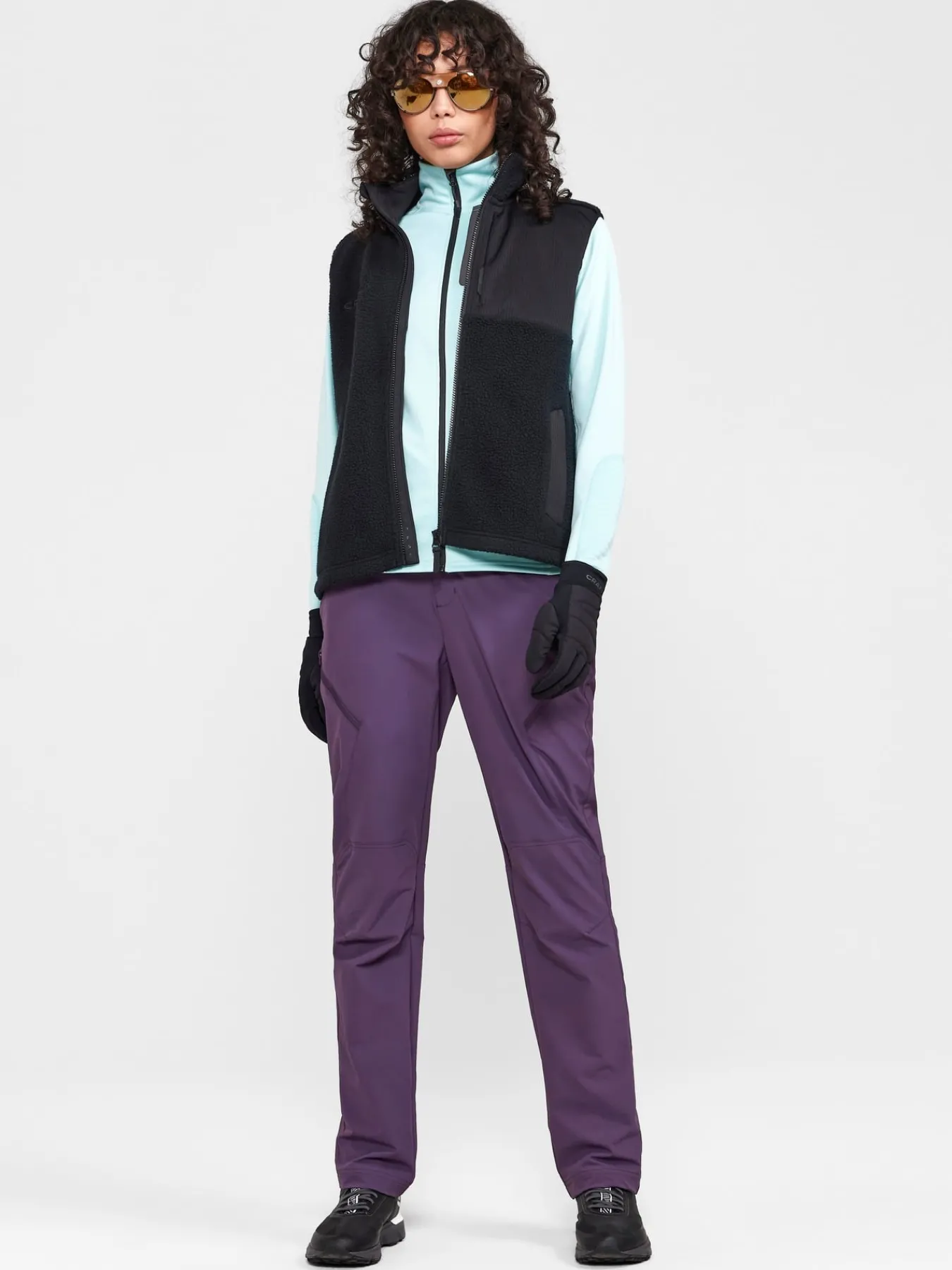 Mellomlag & Fleece|Mellomlag>Craft Sportswear ADV Explore Pile Fleece Vest W Black