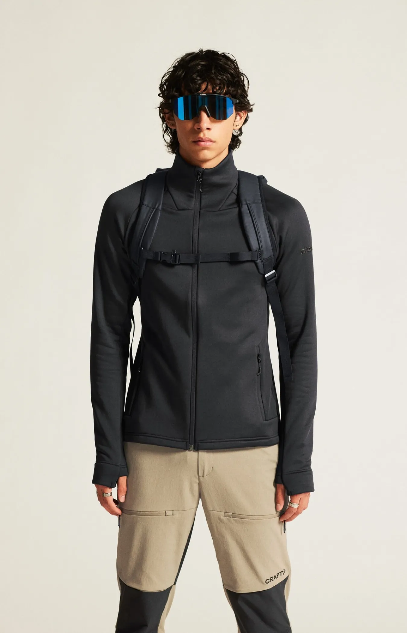 Mellomlag & Fleece|Mellomlag>Craft Sportswear ADV Explore Power Fleece Jkt M Black