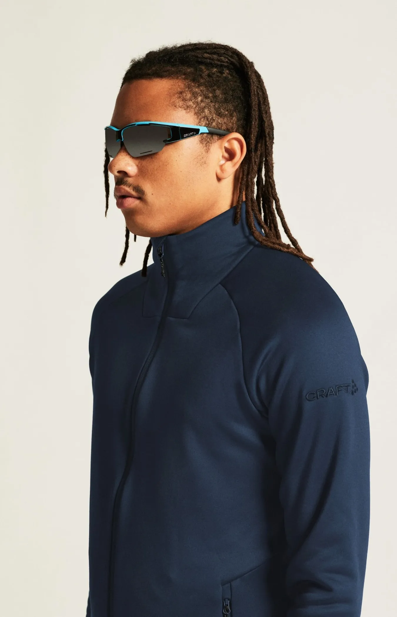 Mellomlag & Fleece|Mellomlag>Craft Sportswear ADV Explore Power Fleece Jkt M Blaze