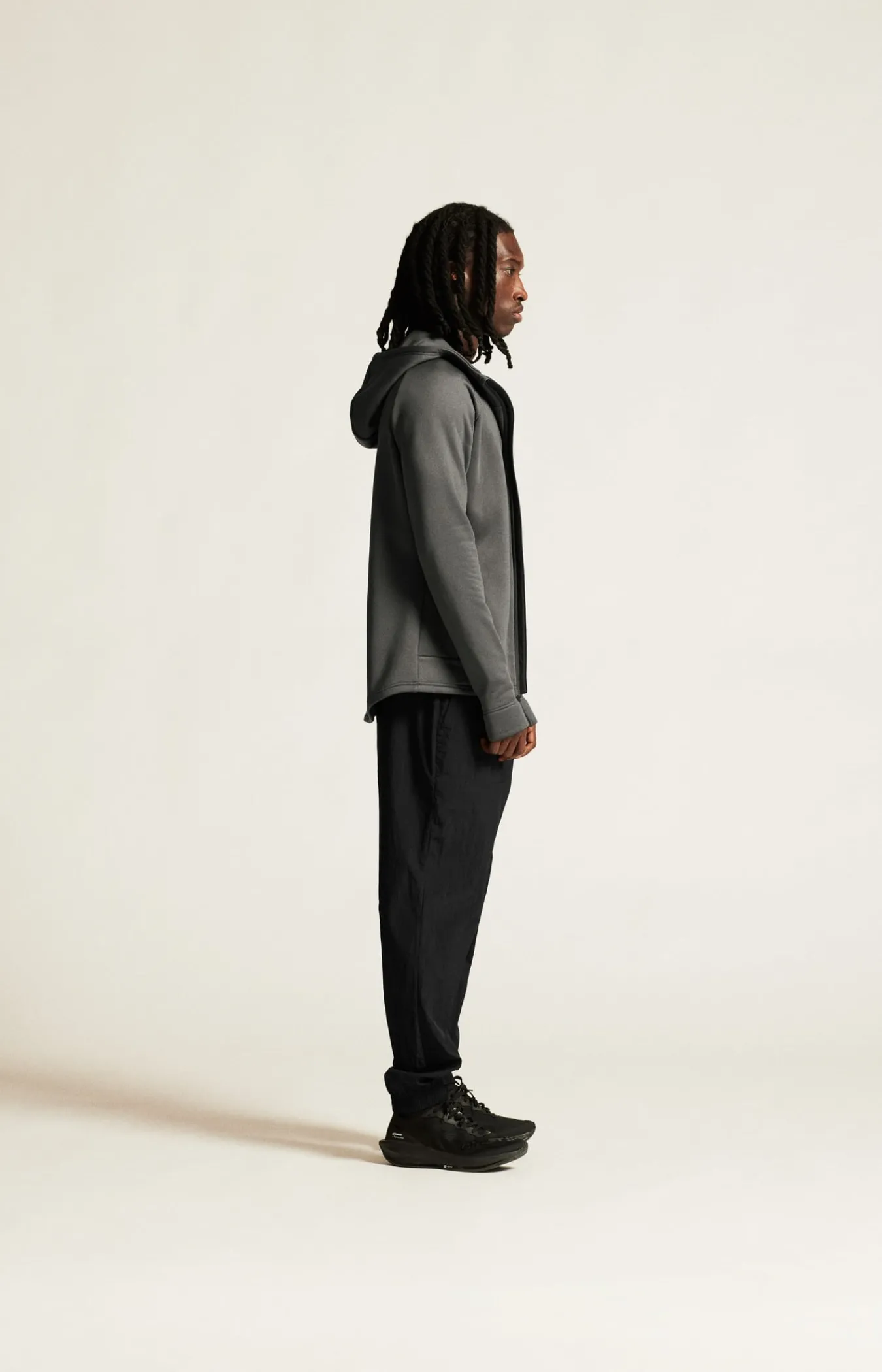 Mellomlag & Fleece|Mellomlag>Craft Sportswear ADV Explore Power Fleece Hood Jkt M Granite