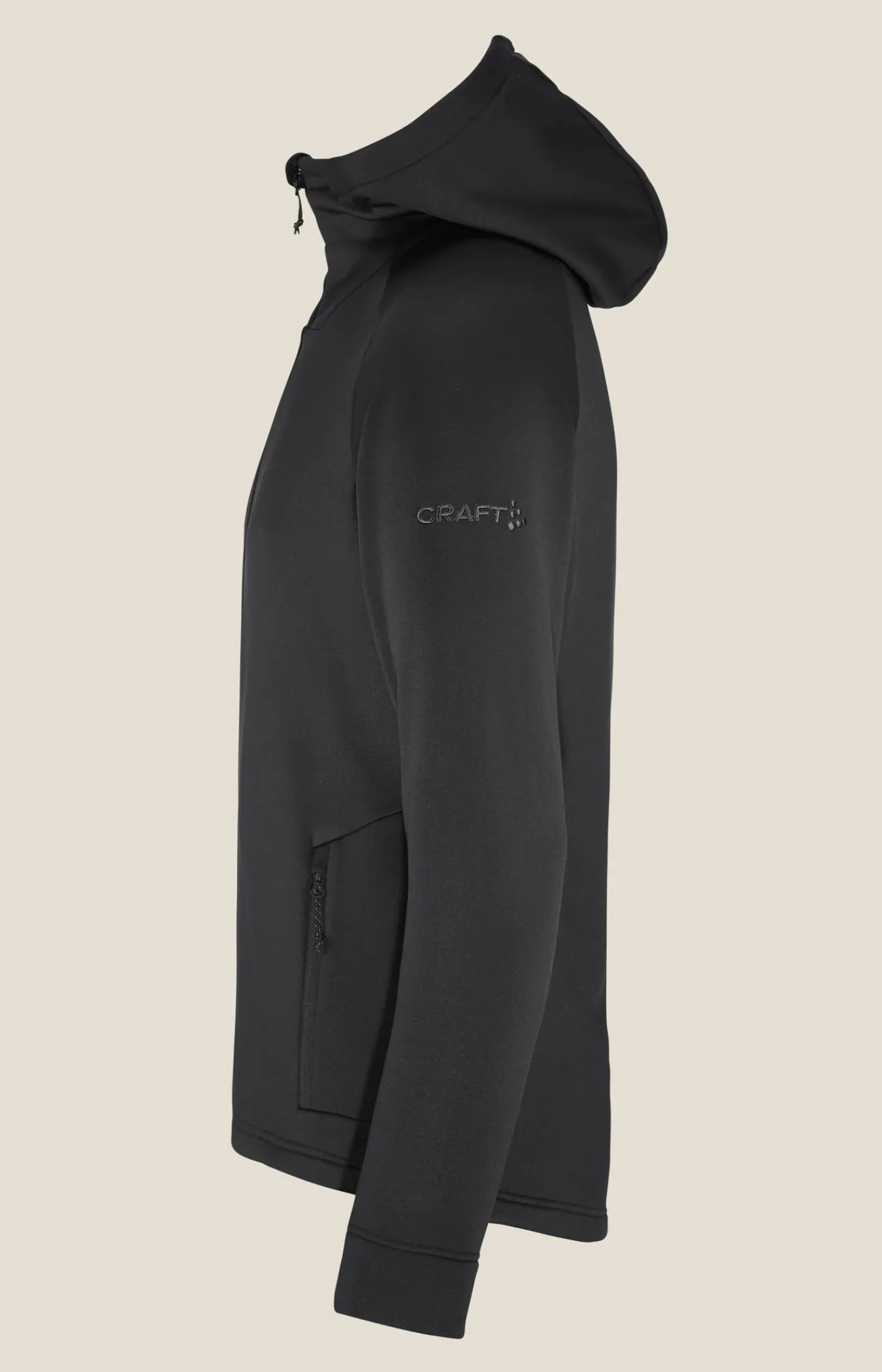 Mellomlag & Fleece|Mellomlag>Craft Sportswear ADV Explore Power Fleece Hood Jkt M Black