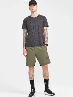 T-Skjorter & Singleter|Trening>Craft Sportswear ADV HiT SS Structure Tee M Granite