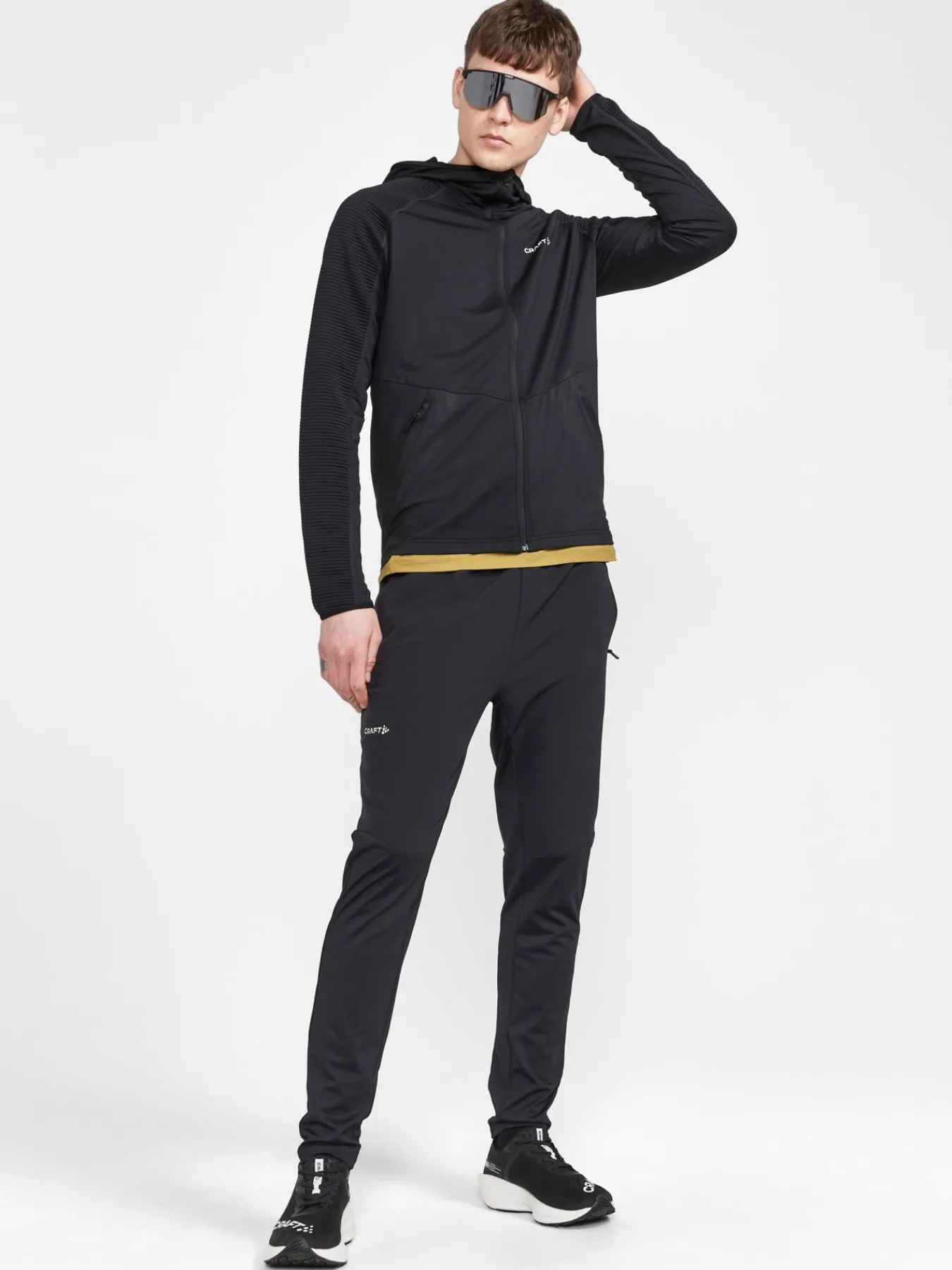 Gensere|Trening>Craft Sportswear ADV HiT Zip Hoodie M Black