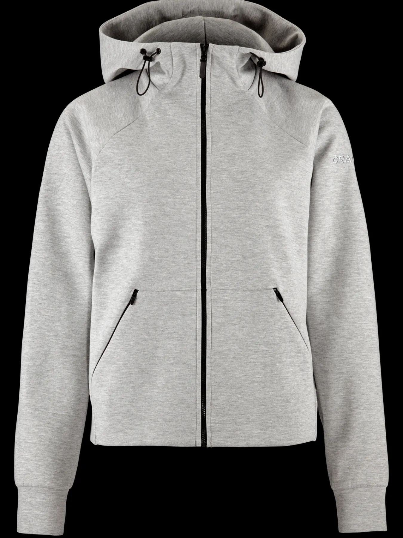 Gensere>Craft Sportswear ADV Join Fz Hoodie W Grey Melange