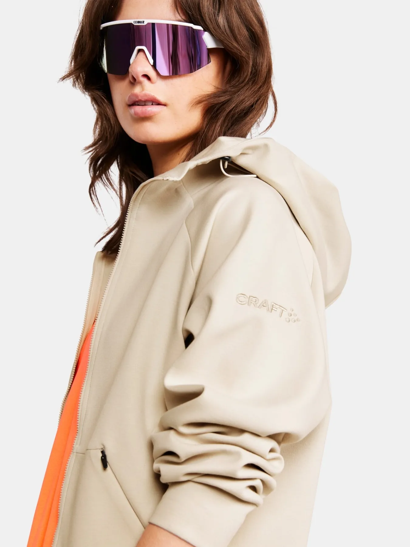 Gensere>Craft Sportswear ADV Join Fz Hoodie W Plaster