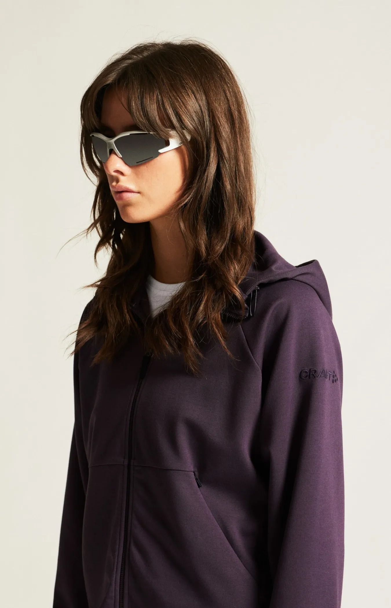 Gensere>Craft Sportswear ADV Join Fz Hoodie W Dk Plum