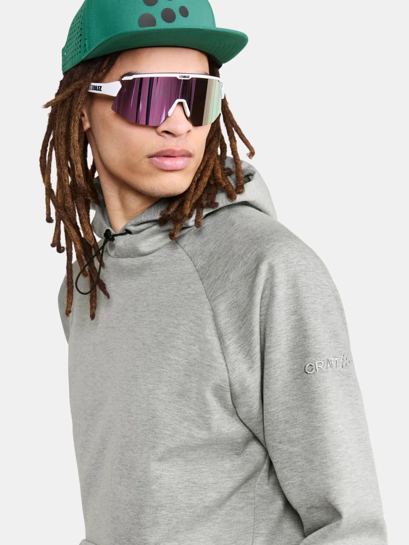 Gensere>Craft Sportswear ADV Join Hoodie M Grey Melange