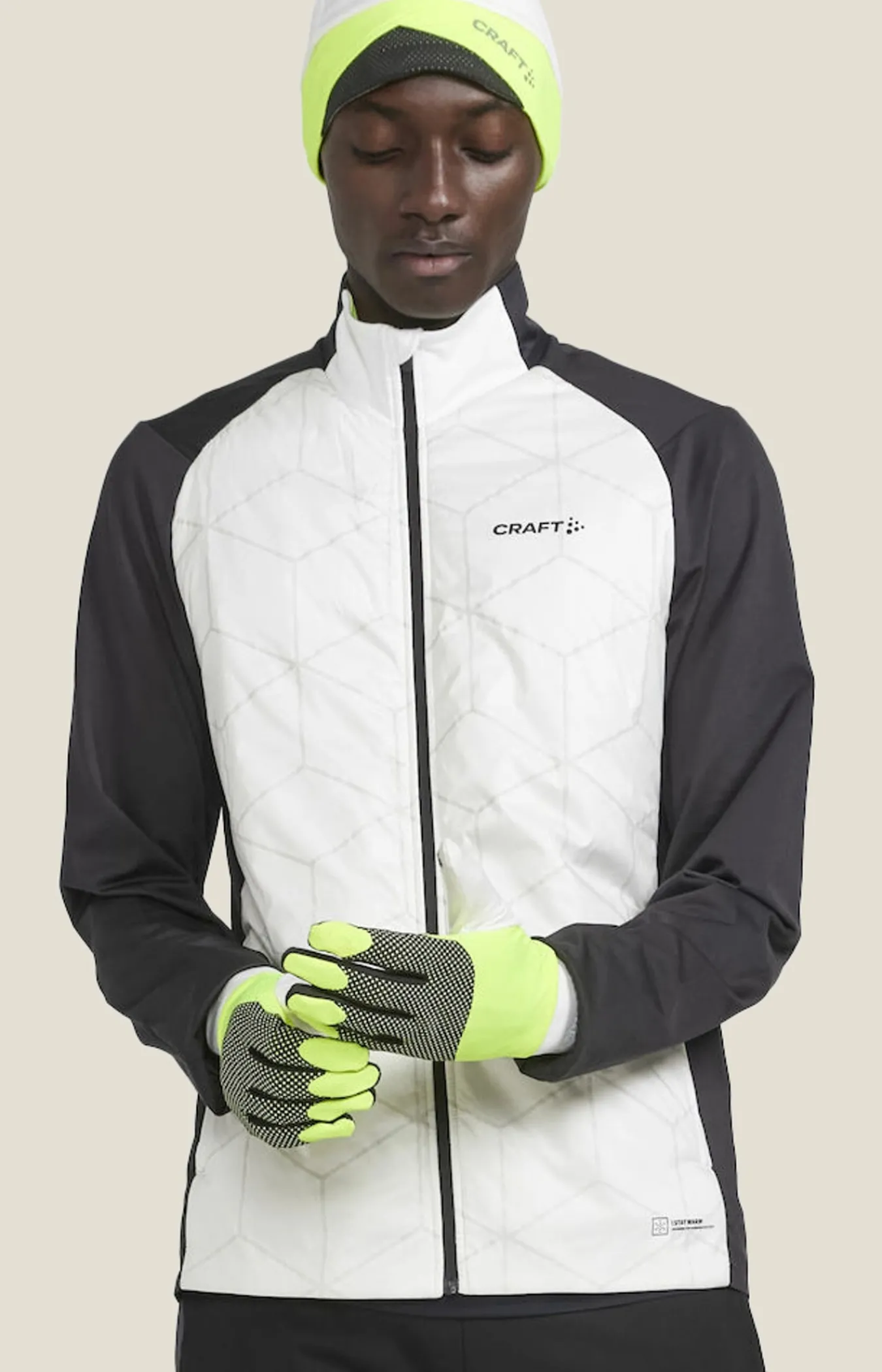 Hansker & Votter|Hansker & Votter>Craft Sportswear ADV Lumen Fleece Glove Ash White-Flumino
