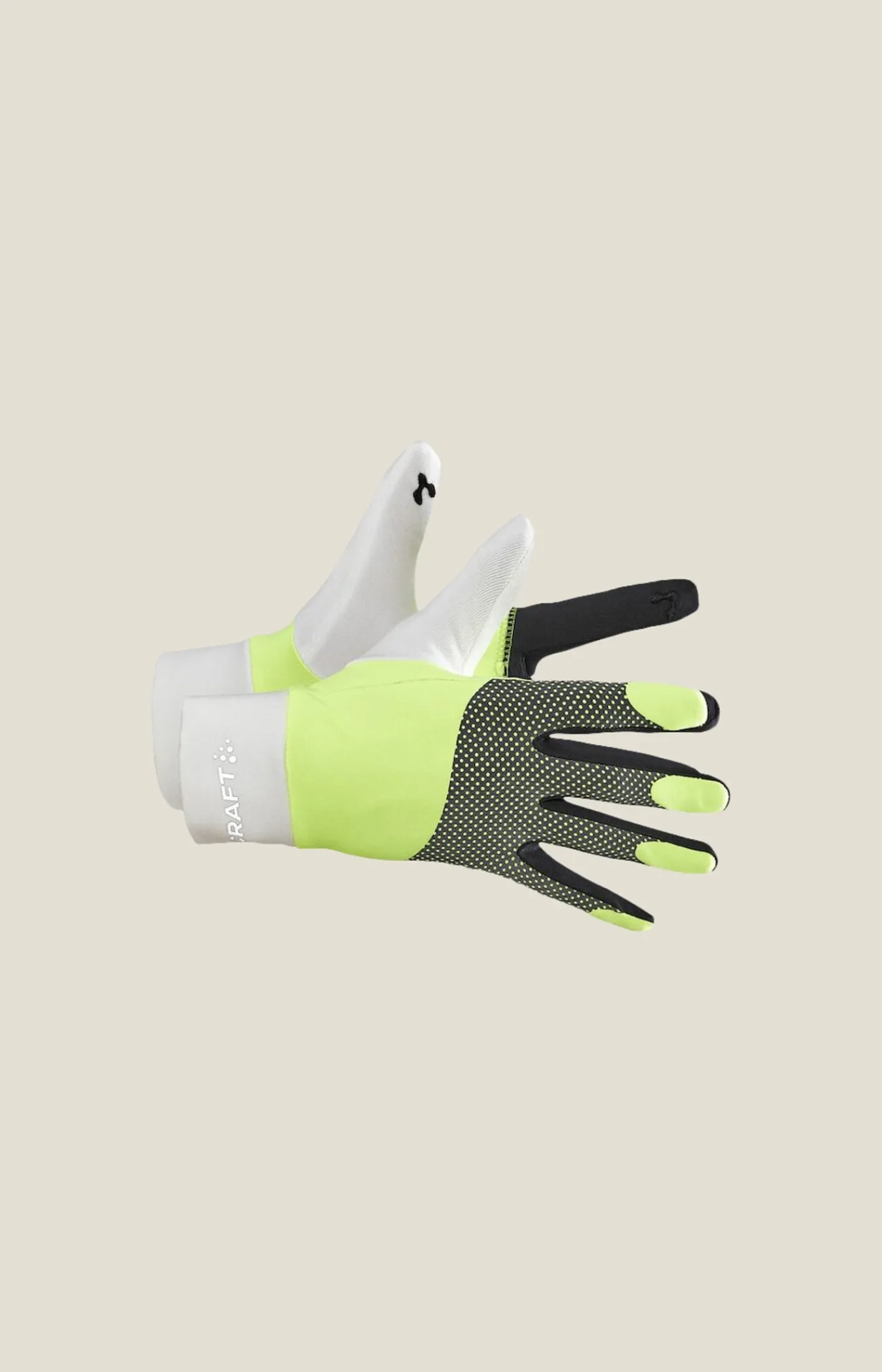 Hansker & Votter|Hansker & Votter>Craft Sportswear ADV Lumen Fleece Glove Ash White-Flumino